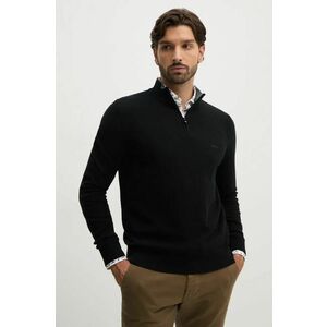 BOSS pulover de lana barbati, culoarea negru, light, cu turtleneck, 50530314 imagine