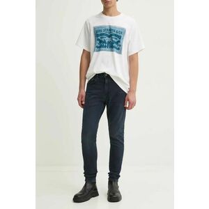 Levi's jeansi 512 SLIM barbati, culoarea albastru marin imagine