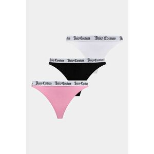 Juicy Couture chiloti brazilieni DANA THONG PK 3-pack JCLTH224571 imagine