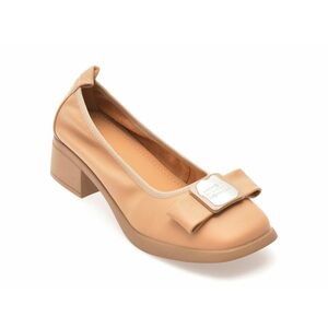 Pantofi casual GRYXX nude, 7539, din piele naturala imagine