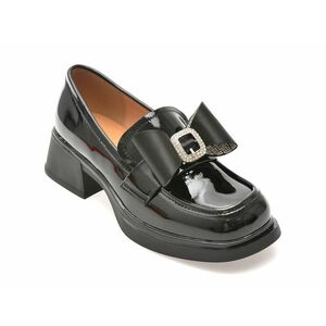 Mocasini casual GRYXX negri, 750312, din piele naturala lacuita imagine