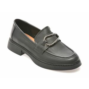 Mocasini casual GRYXX negri, V1207, din piele naturala imagine