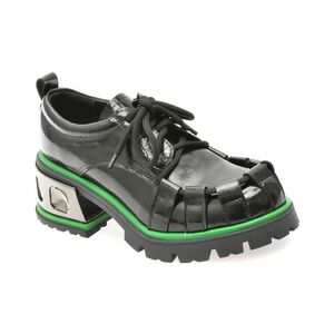 Pantofi casual GRYXX negri, 3902, din piele naturala lacuita imagine