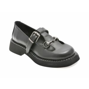 Pantofi casual GRYXX negri, 1252, din piele naturala imagine