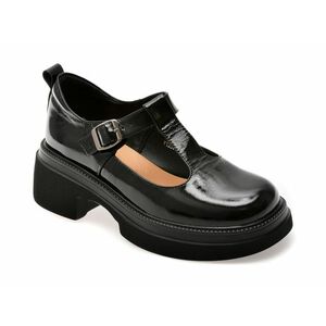 Pantofi casual GRYXX negri, G12, din piele naturala lacuita imagine