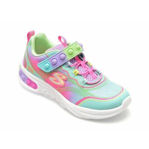 Pantofi SKECHERS multicolor, SKECH POPS, din piele ecologica imagine