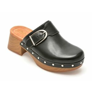 Saboti casual CLARKS negri, SIVANNE SUN, din piele naturala imagine