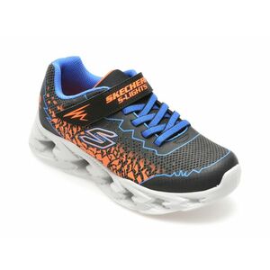 Pantofi sport SKECHERS negri, VORTEX 2.0, din piele ecologica imagine