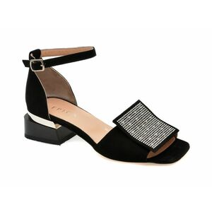 Sandale casual EPICA negre, 367948, din piele intoarsa imagine