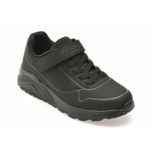 Pantofi sport SKECHERS negri, 403695L, din piele ecologica imagine