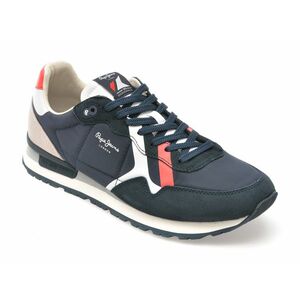 Pantofi sport PEPE JEANS bleumarin, MS40007, din material textil imagine