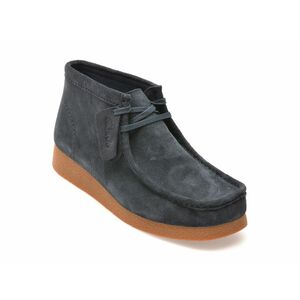 Ghete casual CLARKS bleumarin, WALEVBT, din piele intoarsa imagine