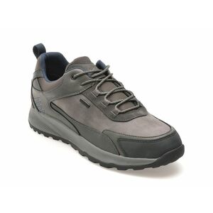 Pantofi casual GEOX gri, U46EZA, din piele ecologica imagine