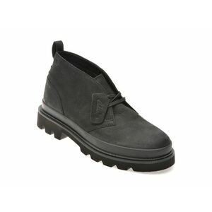 Ghete casual CLARKS negre, BADEDB, din nabuc imagine