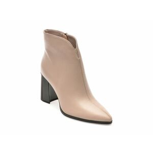 Botine casual EPICA gri, DX717, din piele naturala imagine