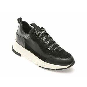 Pantofi casual GEOX negri, D26HXD, din material textil imagine