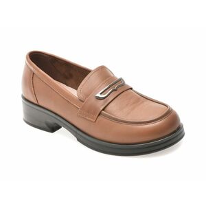 Mocasini casual EPICA maro, 3766805, din piele naturala imagine