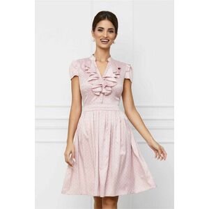 Rochie eleganta, de culoare roz, scurta imagine