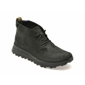 Ghete casual CLARKS negre, ATLTRDB, din nabuc imagine