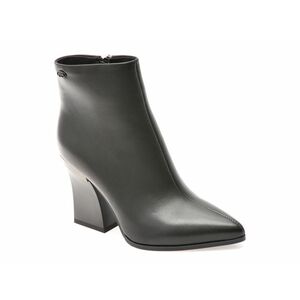 Botine elegante EPICA negre, 2557, din piele naturala imagine