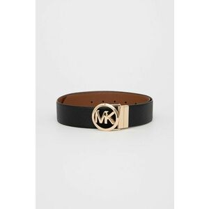 MICHAEL Michael Kors curea de piele cu două fețe femei, culoarea negru imagine