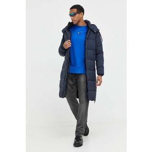 Superdry geaca barbati, culoarea albastru marin, de iarna imagine