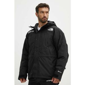 The North Face geacă Gore - Tex Mountain Insulated Jacket bărbați, culoarea negru, de tranziție, oversize, NF0A831KJK31 imagine