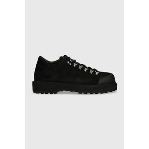 Diemme pantofi de piele întoarsă Cornaro bărbați, culoarea: negru DI23FWCOM.F02S006BLK imagine