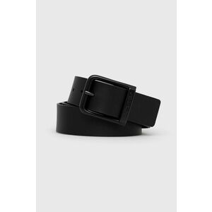 Levi's curea de piele culoarea negru imagine