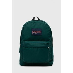 Jansport rucsac culoarea verde, mare, cu imprimeu imagine