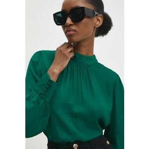 Answear Lab bluza femei, culoarea verde, neted imagine