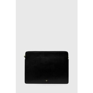 By Malene Birger husă laptop din piele culoarea negru imagine