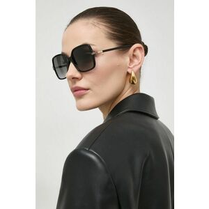 Gucci ochelari de soare femei, culoarea negru imagine