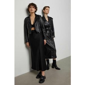 Answear Lab fusta culoarea negru, maxi, evazati imagine