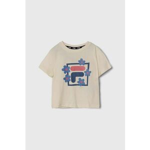 Fila tricou de bumbac pentru copii LAMSTEDT culoarea bej imagine