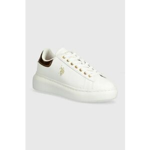 U.S. Polo Assn. sneakers BRITNY culoarea alb, BRITNY001W 4Y1 imagine