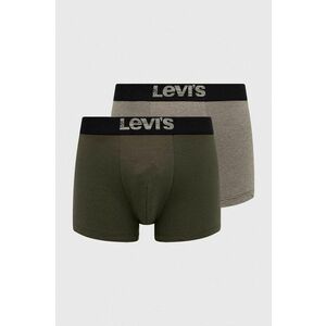 Levi's boxeri 2-pack barbati, culoarea verde imagine