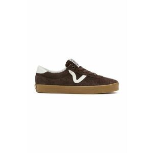 Vans tenisi din piele intoarsa Sport Low culoarea maro, VN000CQRZR61 imagine