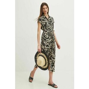 Rochie maxi cu maneci kimono imagine