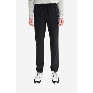 A.P.C. pantaloni de bumbac bărbați, culoarea negru, drept COERD.H08354-BLACK imagine