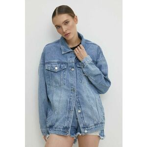 Answear Lab Geacă jeans femei, de tranzitie, oversize imagine