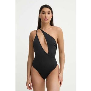 Karl Lagerfeld costum de baie dintr-o bucată culoarea negru, cupa moale imagine