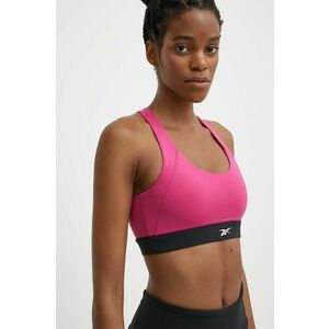 Reebok sutien sport Identity Training culoarea roz, modelator, 100076233 imagine