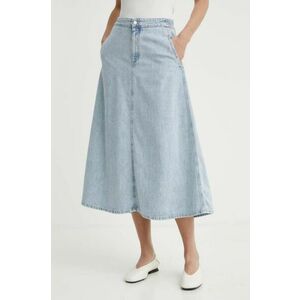 Marc O'Polo fusta jeans DENIM midi, evazati, 5000000106 imagine