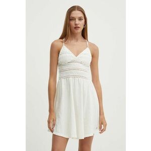 Superdry rochie culoarea bej, mini, evazati imagine