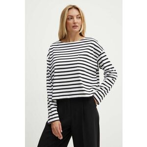 MAX&Co. longsleeve din bumbac culoarea negru, 2426946021200 imagine