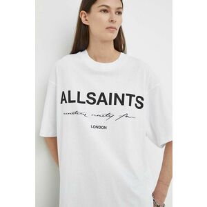 AllSaints tricou din bumbac HELIS CARLIE TEE femei, culoarea alb imagine