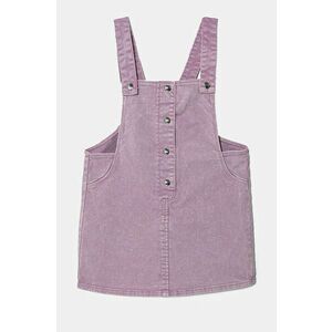 United Colors of Benetton rochie din denim pentru copii culoarea violet, mini, drept, 42P5GT00H imagine