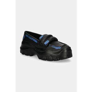 Desigual mocasini CHUNKY femei, culoarea negru, cu platforma, 24WSKL01 2000 imagine