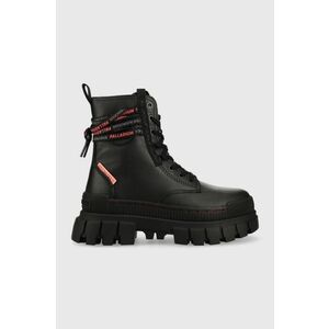 Palladium cizme de piele Revolt Boot Lth femei, culoarea negru, cu platforma imagine